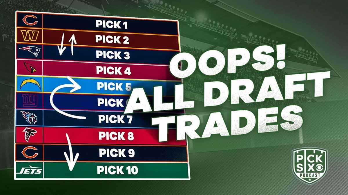Pick Six Oops! All Draft Trades Vikings grab their QB, trades that