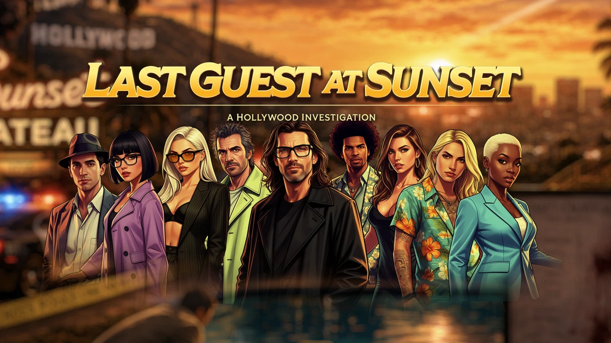 Last Guest at Sunset App Store product page header