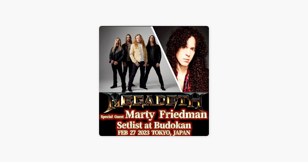 ‎uDiscoverのMEGADETH Setlist at Budokan (Special Guest Marty Friedman