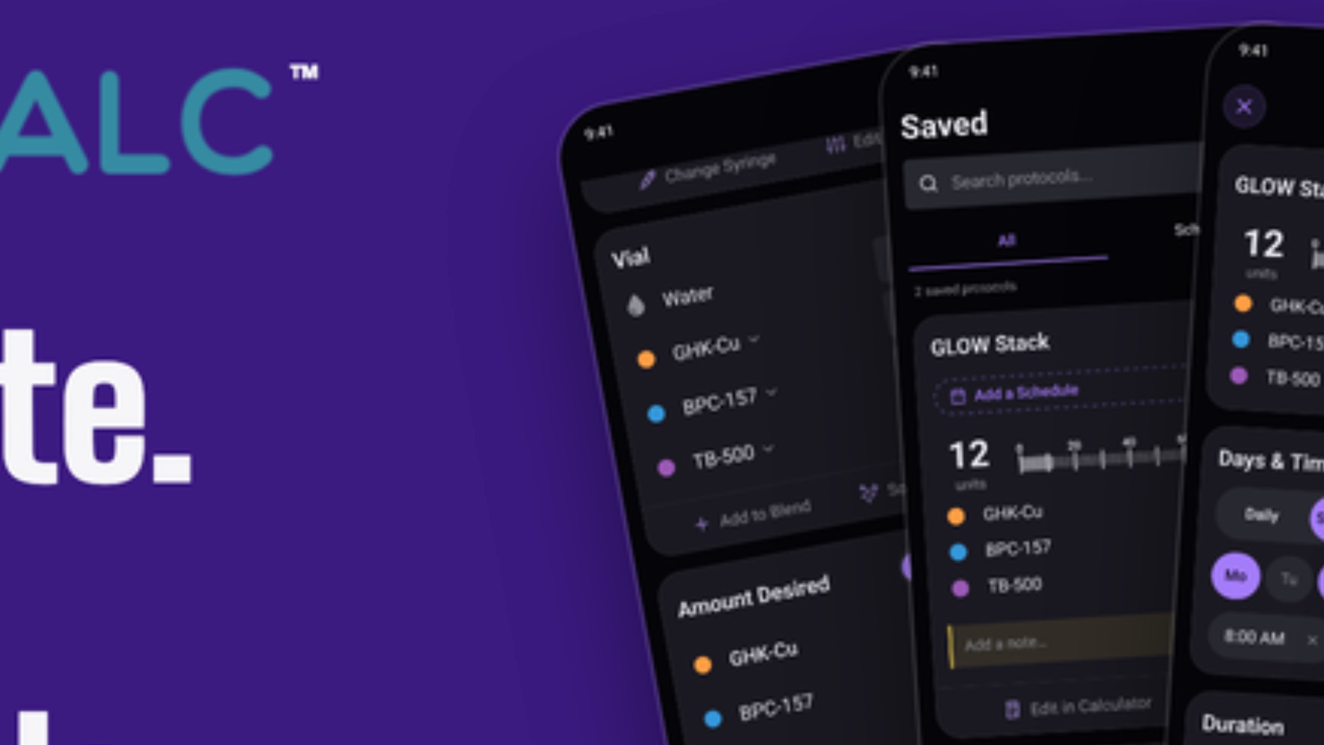 PepCalc: Peptide Calculator product page header