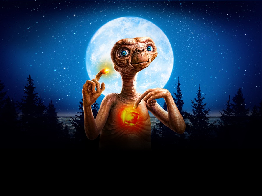 E.T. the Extra-Terrestrial - Apple TV (BW)