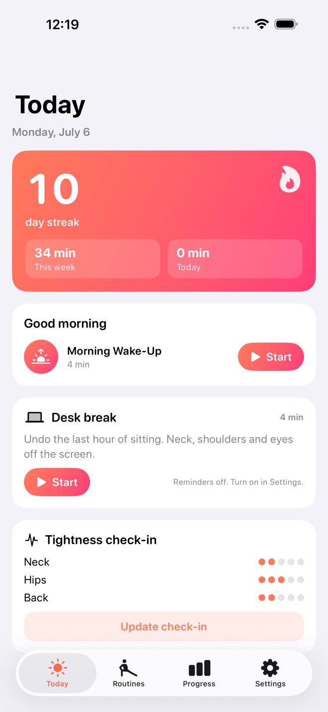 Limberly: Daily Mobility screenshot 1