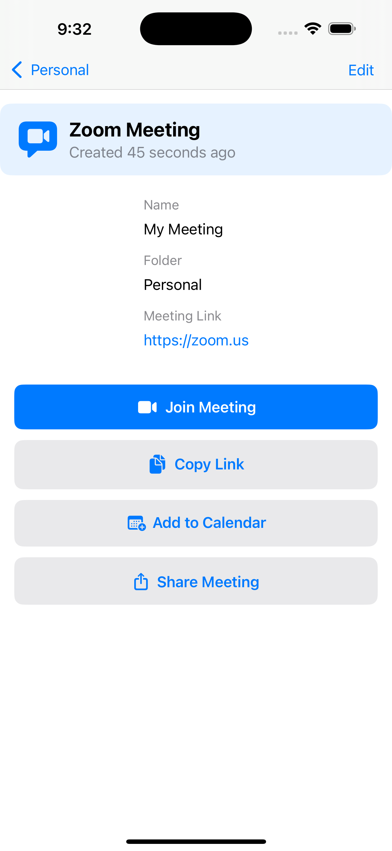 Perspective Meetings iPhone screenshot 3