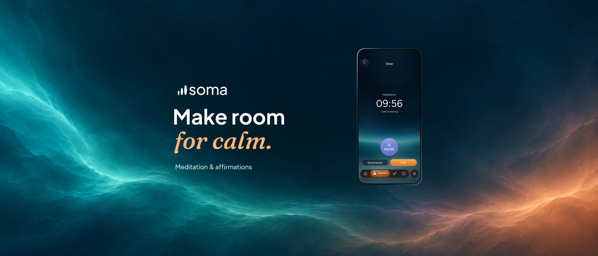 Soma Meditation & Affirmation product page header