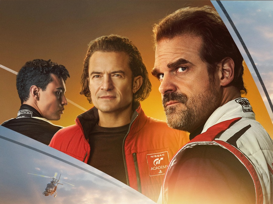  Gran Turismo - DVD + Digital : David Harbour, Orlando Bloom,  Archie Madekwe, Darren Barnet, Geri Halliwell: Movies & TV