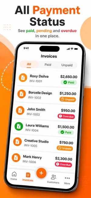 Invoice Maker, Estimate & Bill screenshot 2