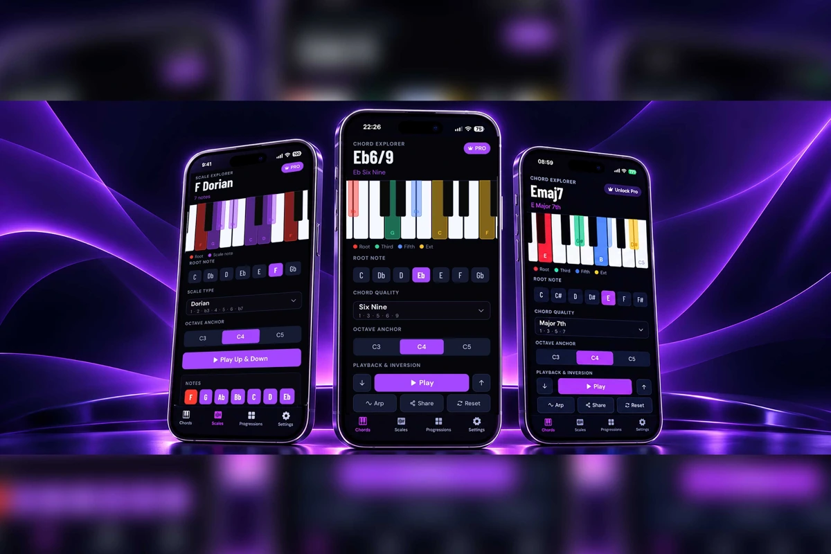 ChordLink Piano Chords search result