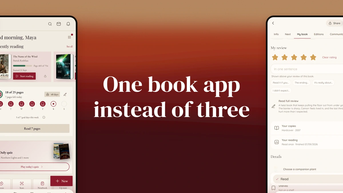 Seekquel - Book Tracker App Store product page header