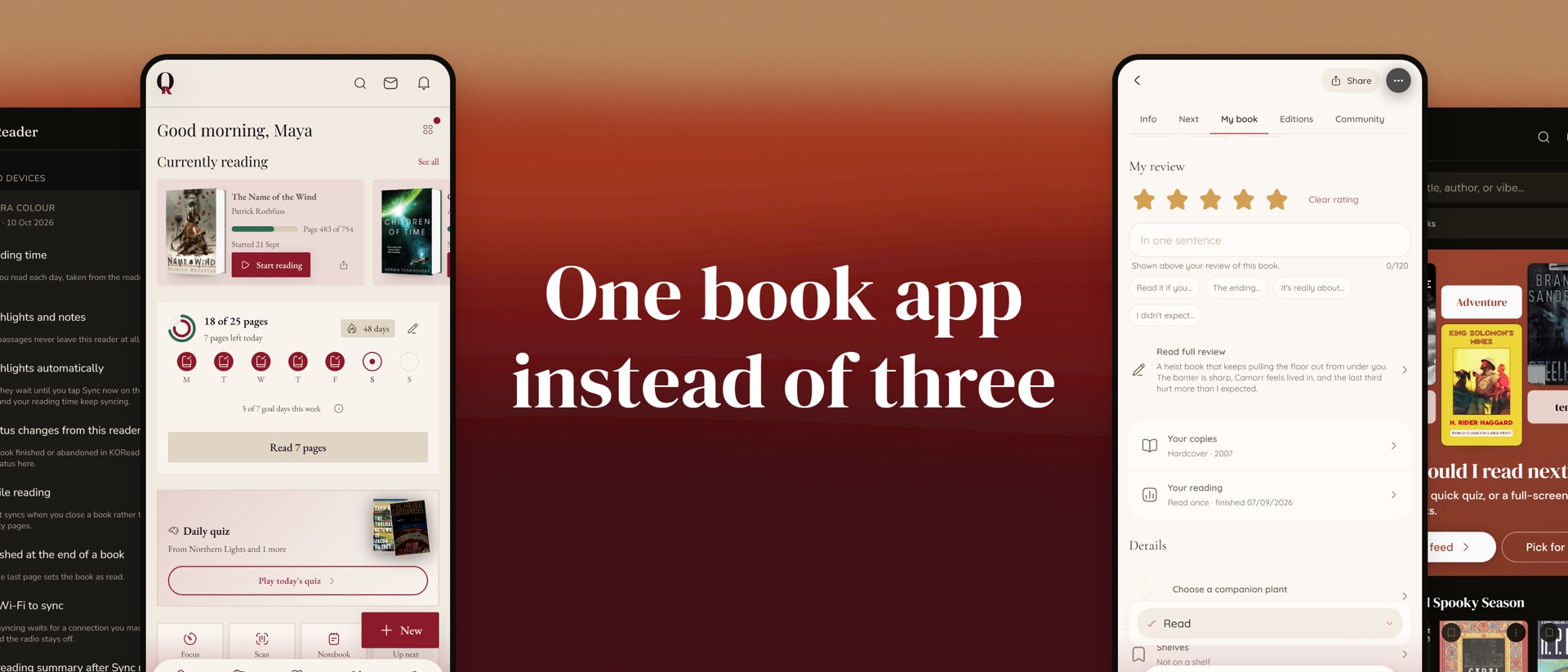 Seekquel - Book Tracker product page header