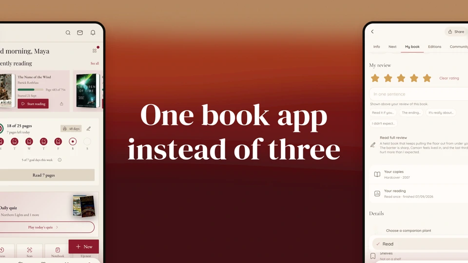 Seekquel - Book Tracker App Store product page header