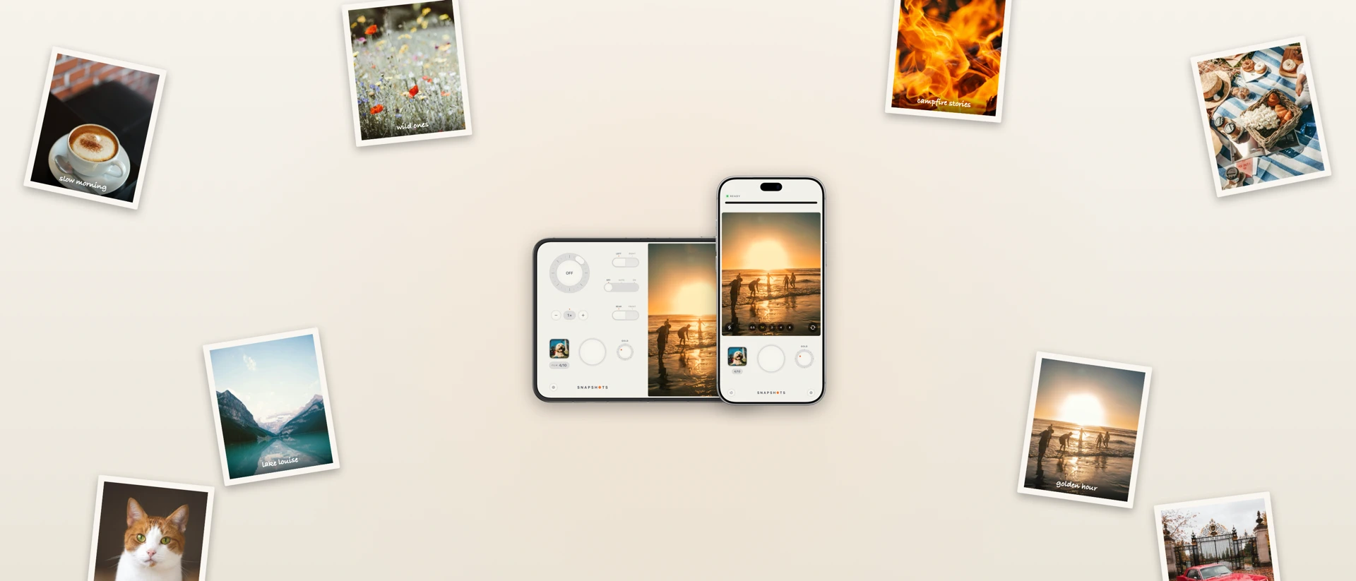 Snapshots: Instant Film Camera product page header