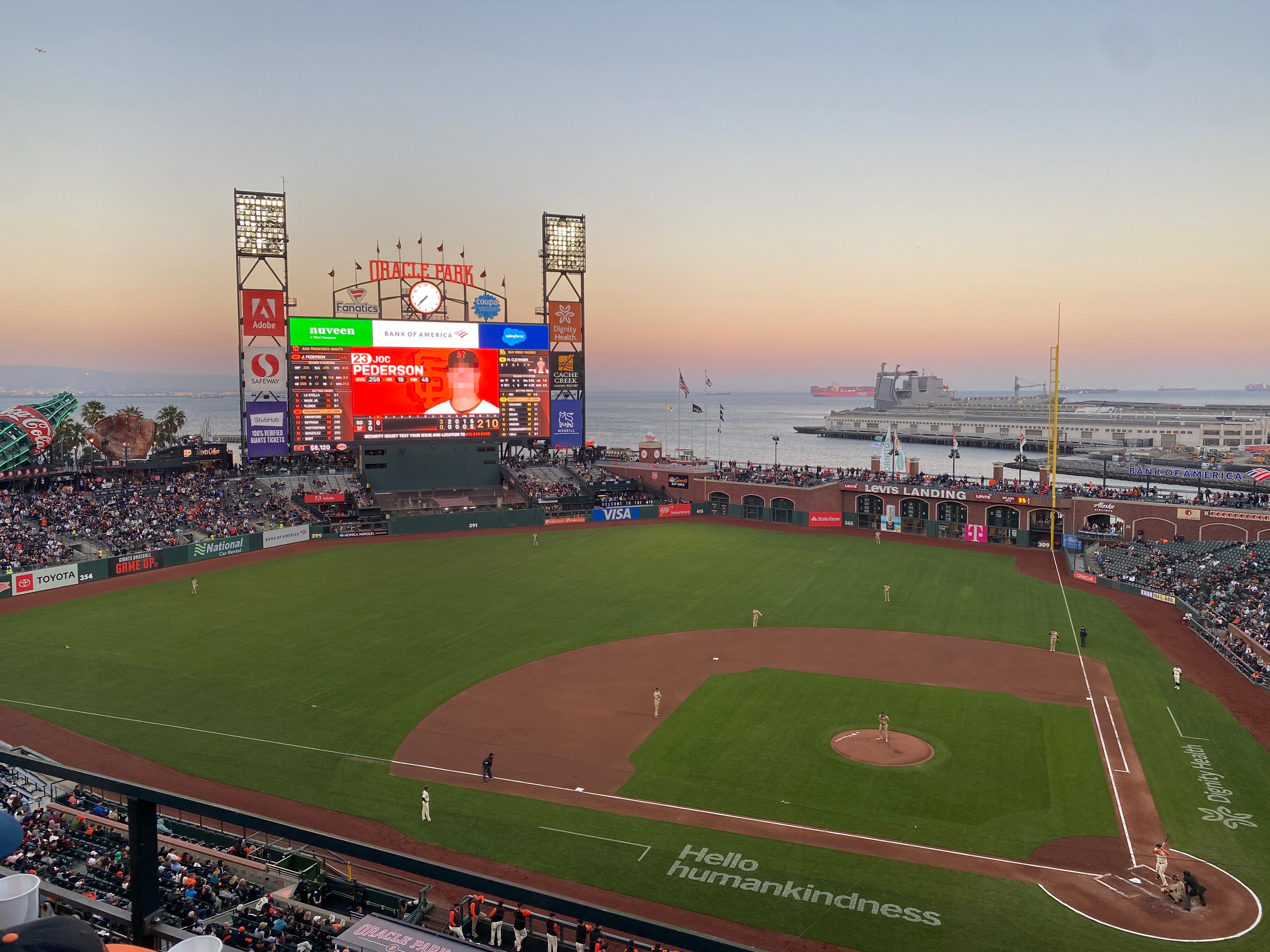 San Francisco Giants Triples Alley at Oracle Park 