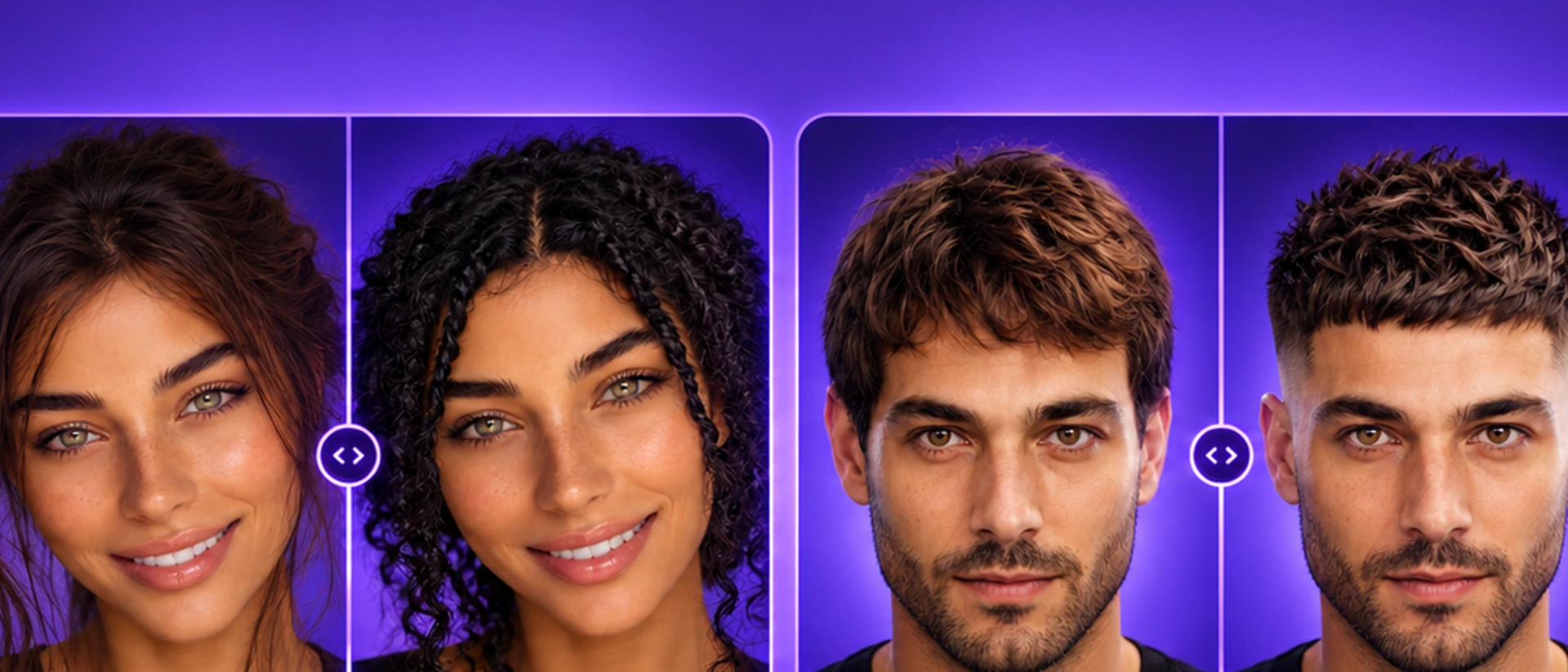 AI Hairstyle Changer: app product page header