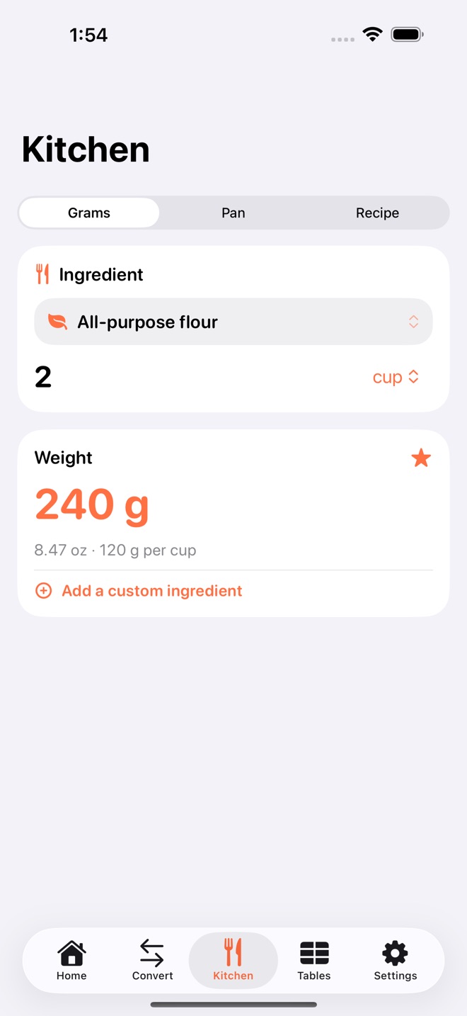 CookConvert: Kitchen Math screenshot 3