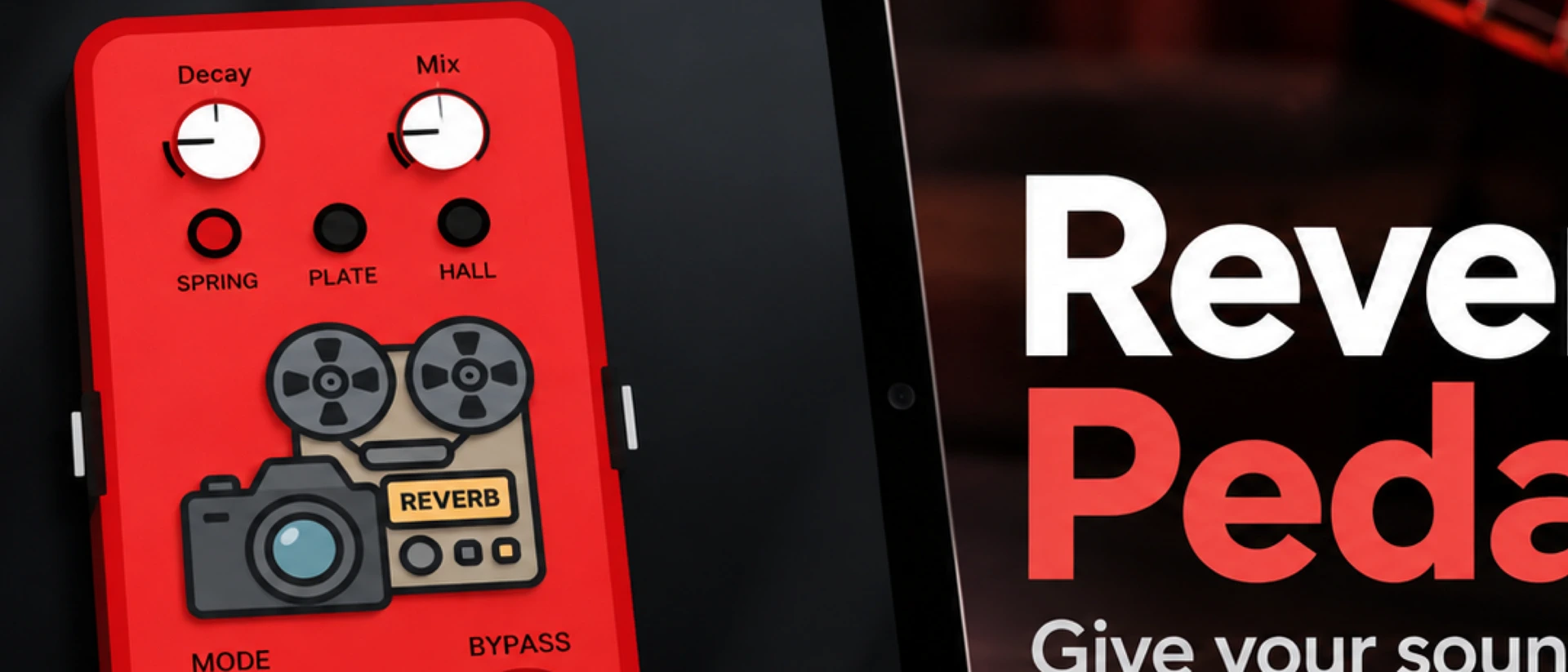 Reverb Pedal: AUv3 plugin product page header