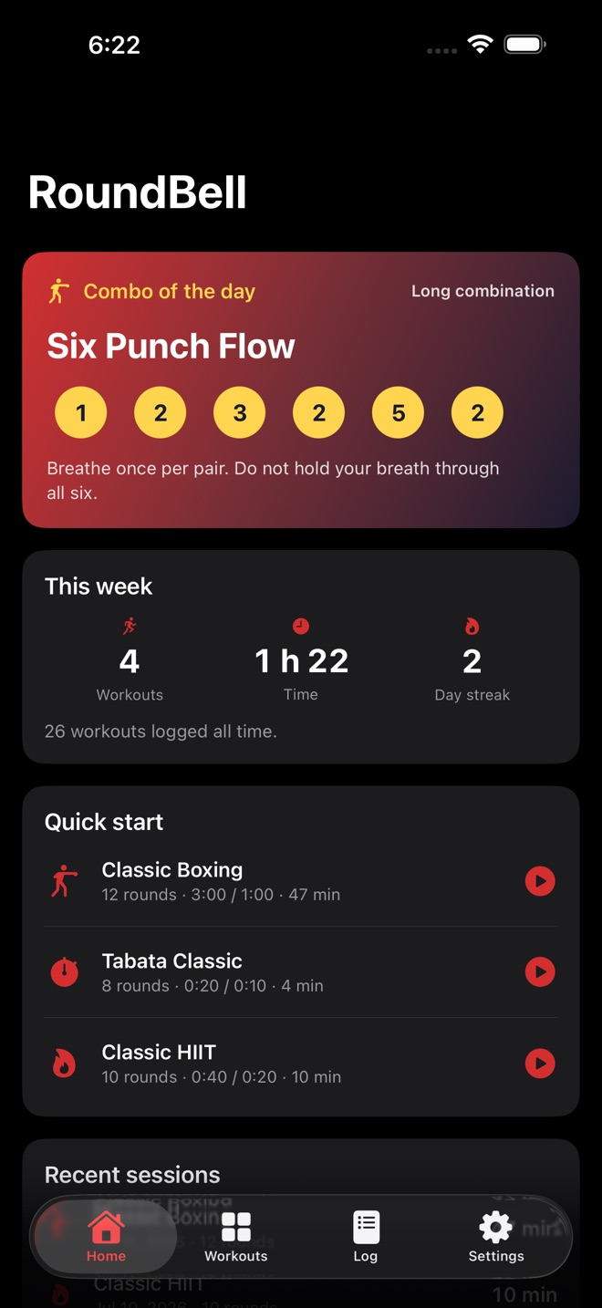 RoundBell: Round Timer screenshot 1