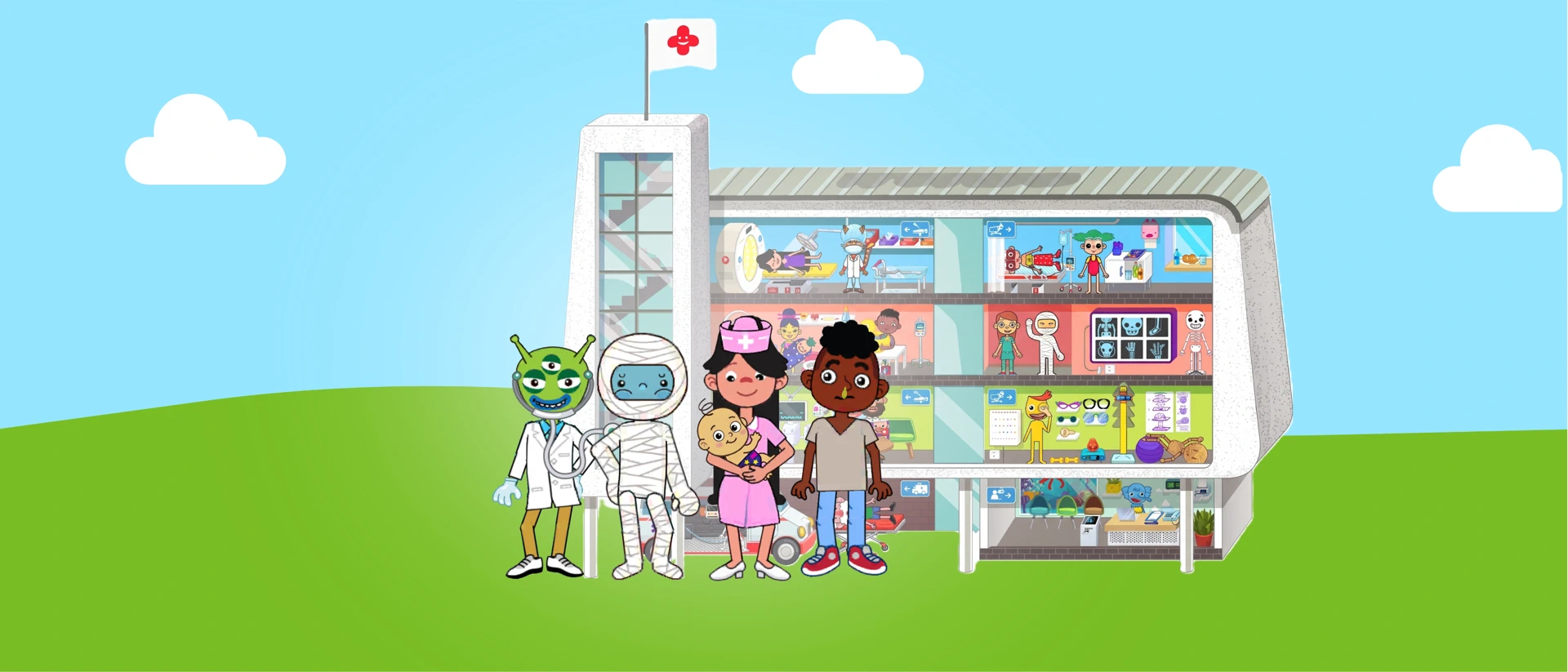 Hospital Games for Kids product page header