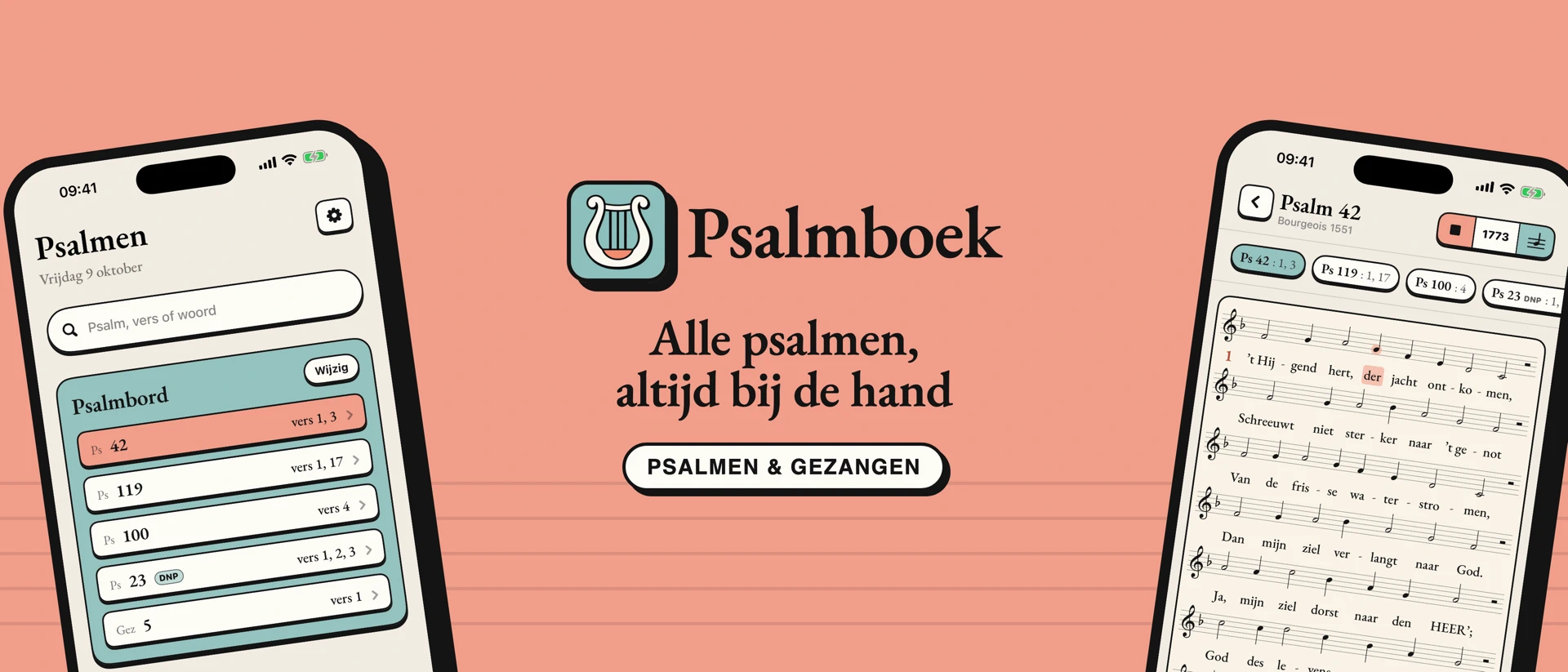 Psalmboek: Psalmen & Gezangen product page header