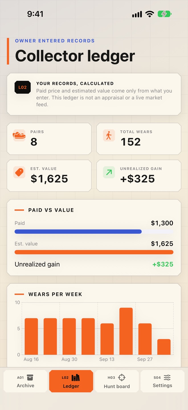 KicksVault: Sneaker Collection screenshot 8