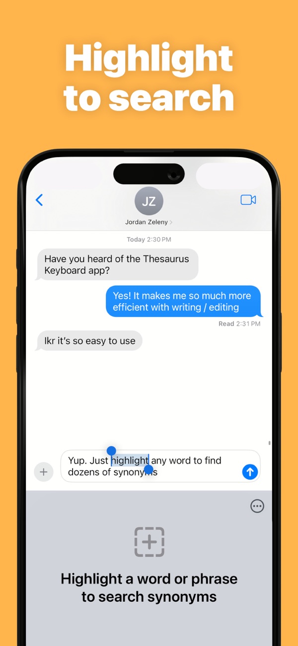 Thesaurus Keyboard screenshot 4