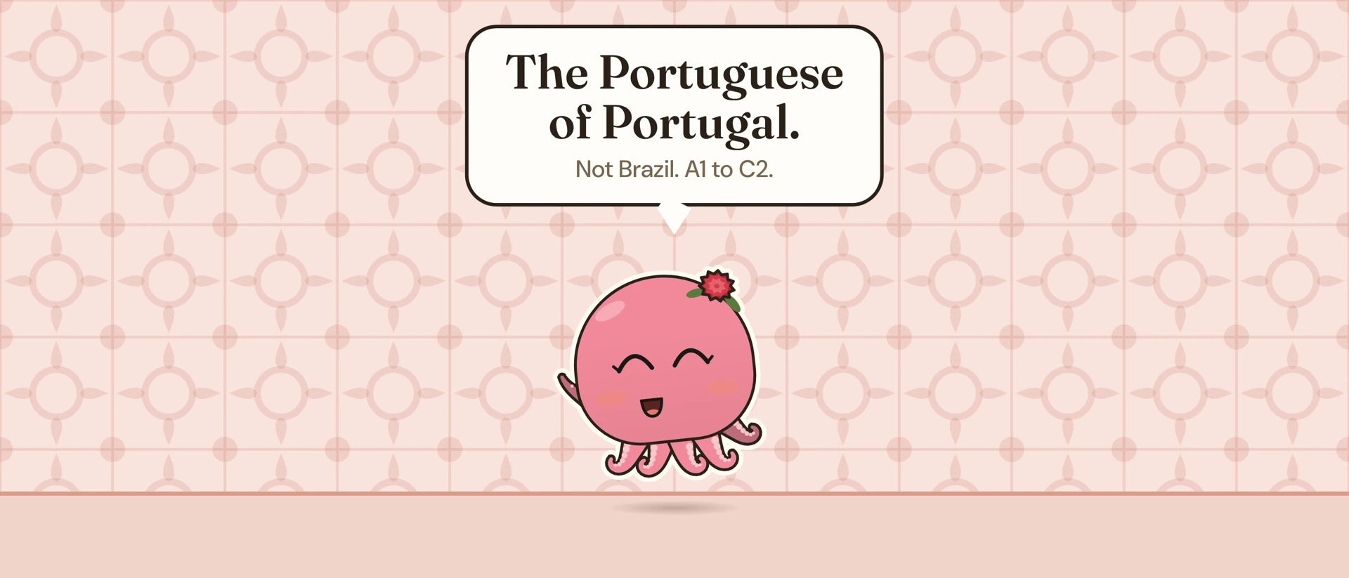 Aprender: European Portuguese product page header