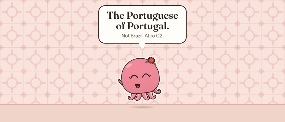 Aprender: European Portuguese App Store product page header