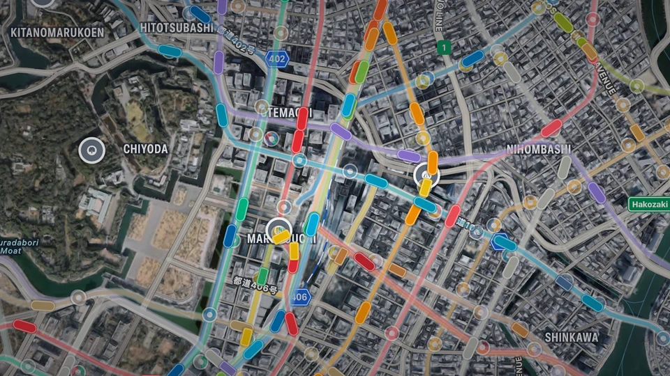 Tokyo Glance: Live Transit Map App Store product page header