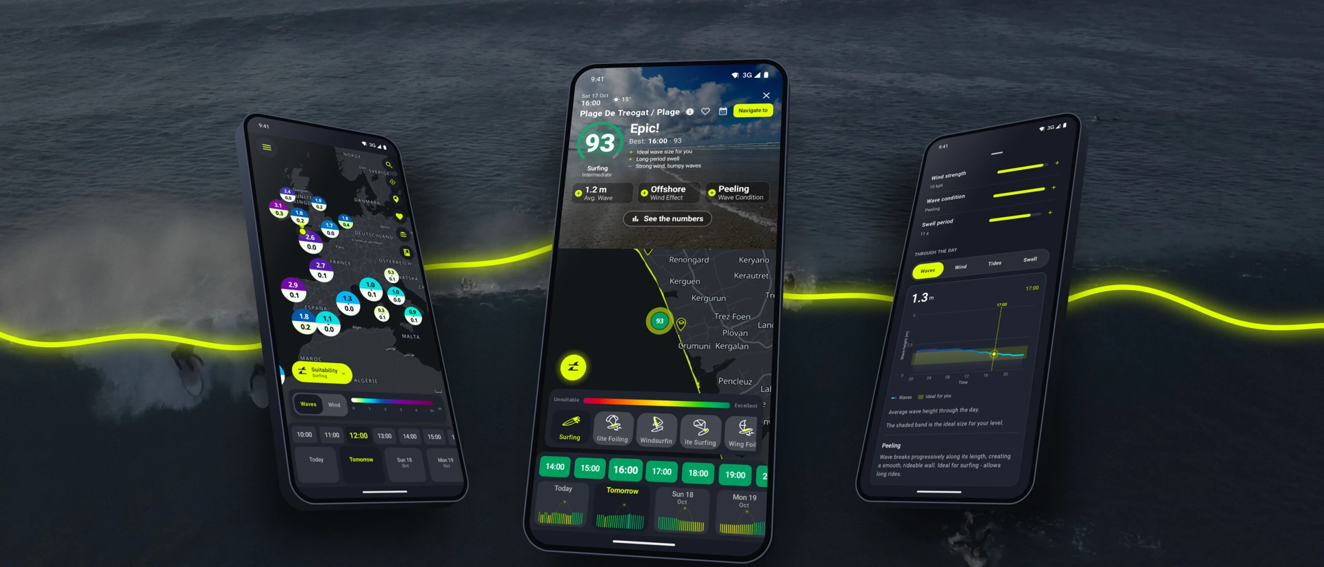 4Shor: Wave & Wind Forecast App Store product page header