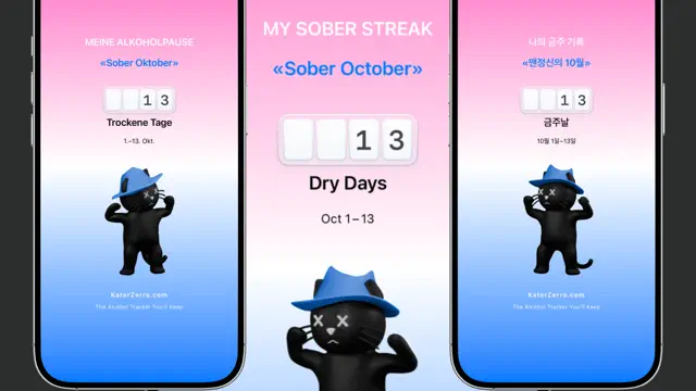 Sober October is here.