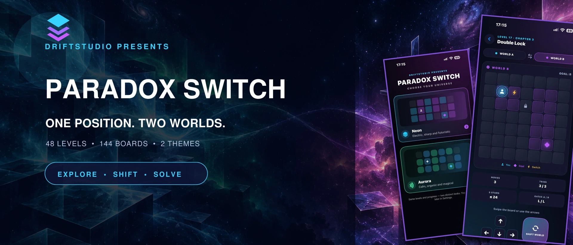 Paradox Switch product page header