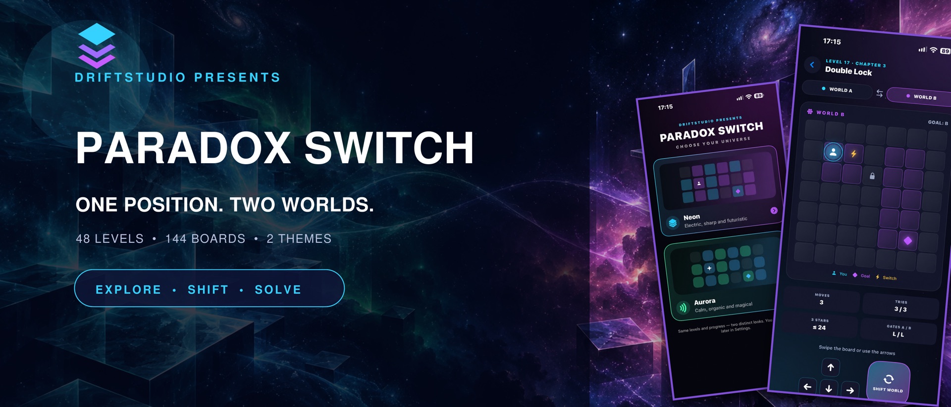 Paradox Switch product page header
