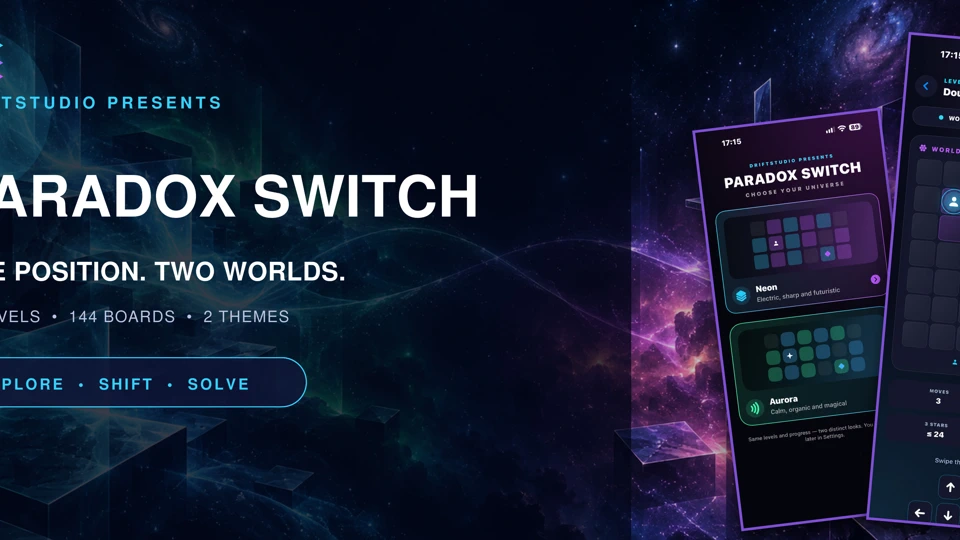 Paradox Switch App Store product page header