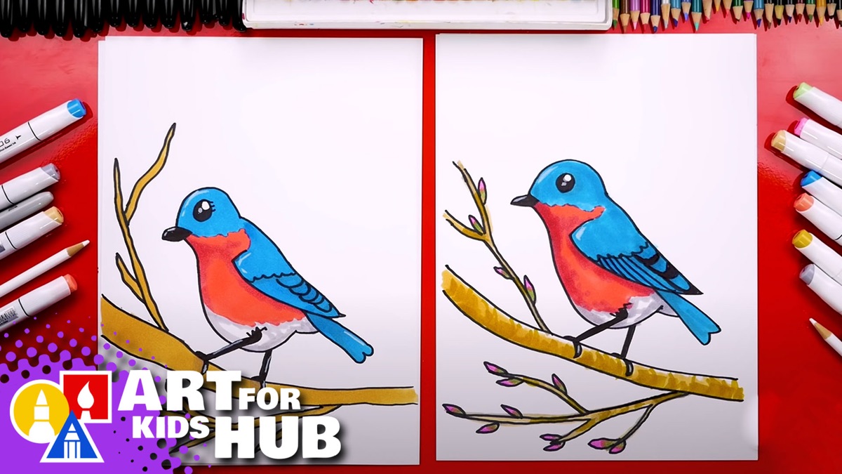 How To Draw an Eastern Bluebird! - Art for Kids Hub (Season 2, Episode 4) -  Apple TV