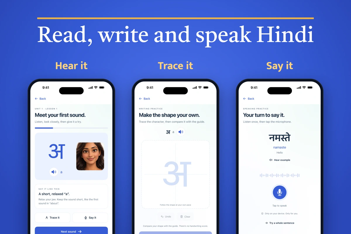 Learn Hindi - Read Write Speak search result