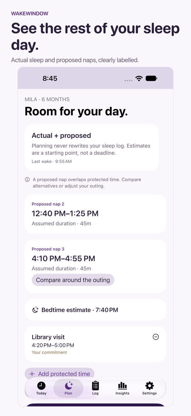 WakeWindow: Baby Nap Tracker screenshot 2