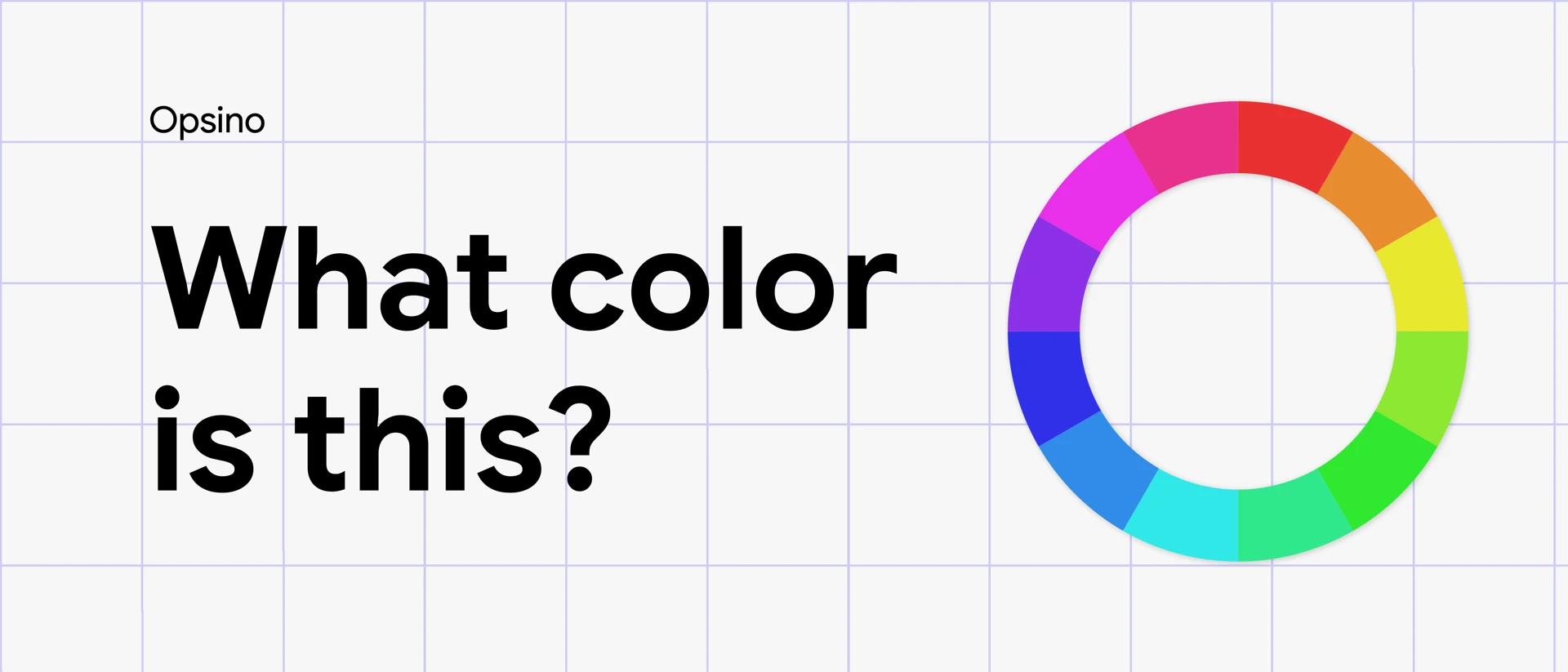 Opsino: Color Identifier product page header