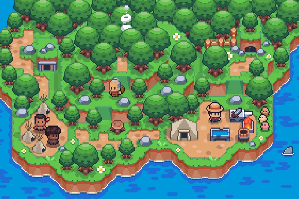 Tiny Island Survival App Store search result