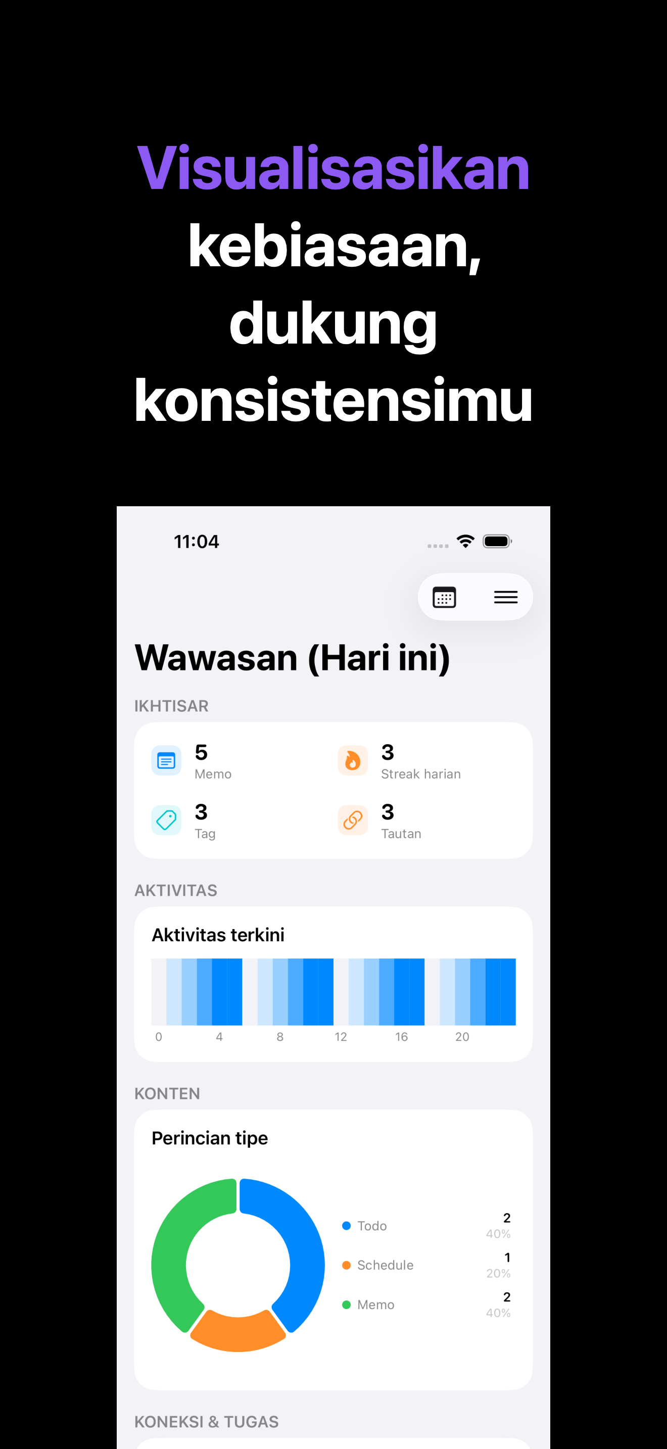 Notone - シンプルなメモAI Agent iOS screenshot 5 showing app interface