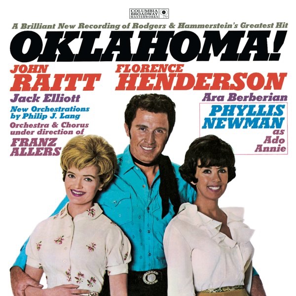 Обложка альбома «Oklahoma! (1964 Studio Cast Recording)» — Rodgers & Hammerstein, John Raitt, Florence Henderson & Phyllis Newman