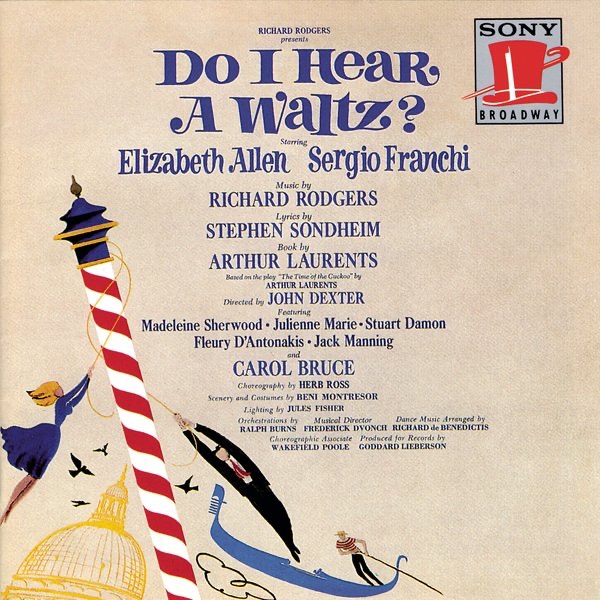 Обложка альбома «Do I Hear a Waltz? (Original 1965 Broadway Cast Recording)» — Richard Rodgers & Stephen Sondheim, Elizabeth Allen & Sergio Franchi