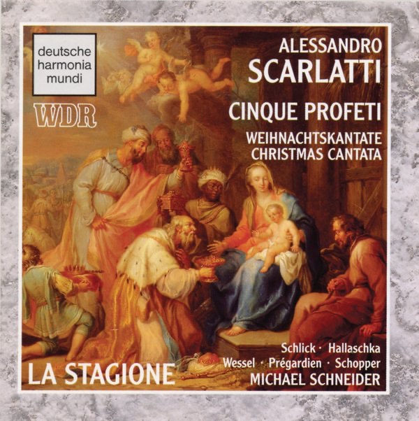 Обложка альбома «Scarlatti: Cinque Profeti (Christmas Cantata)» — La Stagione & Michael Schneider
