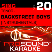 I Want It That Way (Karaoke Instrumental Track) [In the Style of Backstreet Boys] - ProSound Karaoke Band