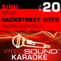 I Want It That Way (Karaoke Instrumental Track) [In the Style of Backstreet Boys] - ProSound Karaoke Band Cover Art