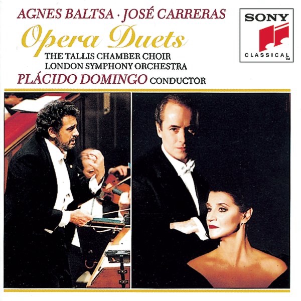 Обложка альбома «Opera Duets» — Agnes Baltsa, José Carreras, London Symphony Orchestra & Plácido Domingo