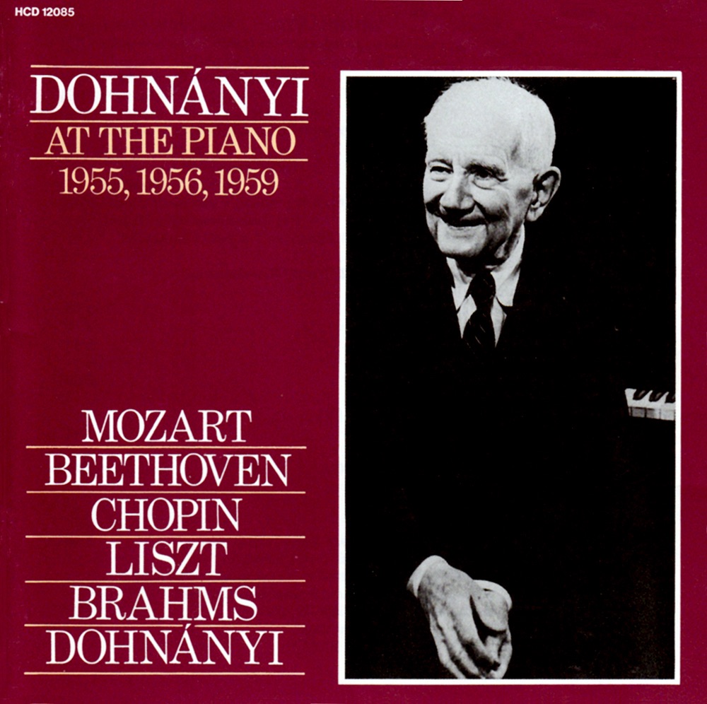 Dohnányi At The Piano cover art