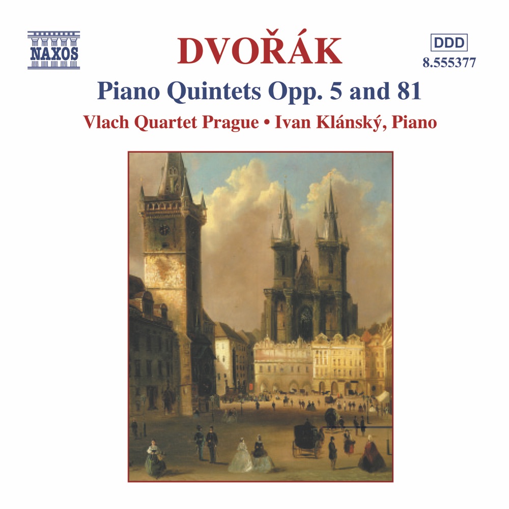 Обложка альбома «Dvorak: Piano Quintets Opp. 5 and 81» — Ivan Klánský & Vlach Quartet Prague