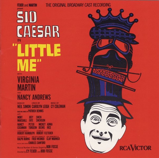 Обложка альбома «Little Me (Original 1962 Broadway Cast)» — Cy Coleman, Carolyn Leigh, Sid Caesar & Virginia Martin