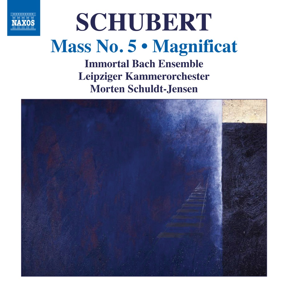 Обложка альбома «Schubert: Mass No. 5 - Magnificat, D. 486» — Morten Schuldt-Jensen, Leipzig Chamber Orchestra, Immortal Bach Ensemble, Trine Wilsberg Lund, Bettina Ranch, Min Woo Lim & Dominik Koniger