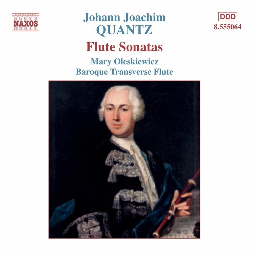 Обложка альбома «Quantz: Flute Sonatas» — David Schulenberg, Jean-Francois Beaudin, Mary Oleskiewicz & Stephanie Vial