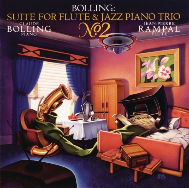 Обложка альбома «Bolling: Suite for Flute & Jazz Piano Trio, No. 2» — Claude Bolling & Jean-Pierre Rampal